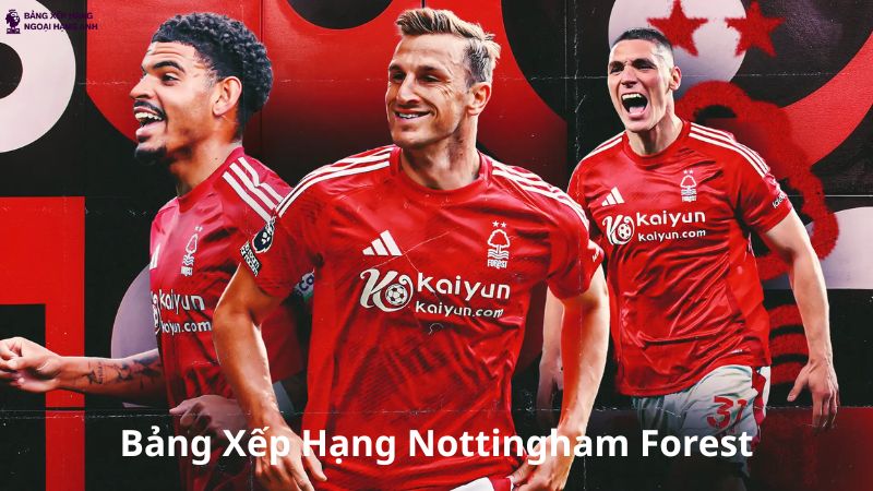 Bảng Xếp Hạng Nottingham Forest Mới Nhất - Cập Nhật Chính Xác